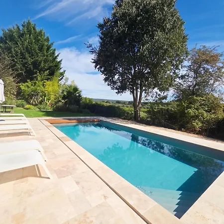 Maison Familiale A Avec Piscine Privee * Collias